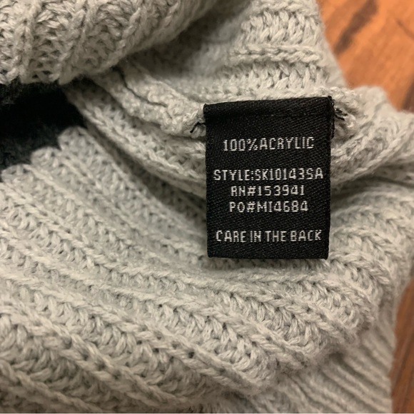 MISIA Striped Color Block Knit Sweater Womens Size M Gray Pink Button Back - Picture 11 of 11